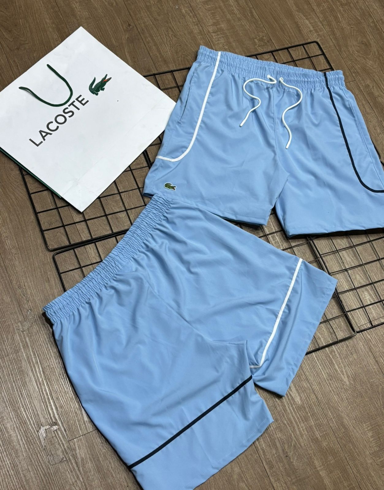 bermuda lacoste ciano